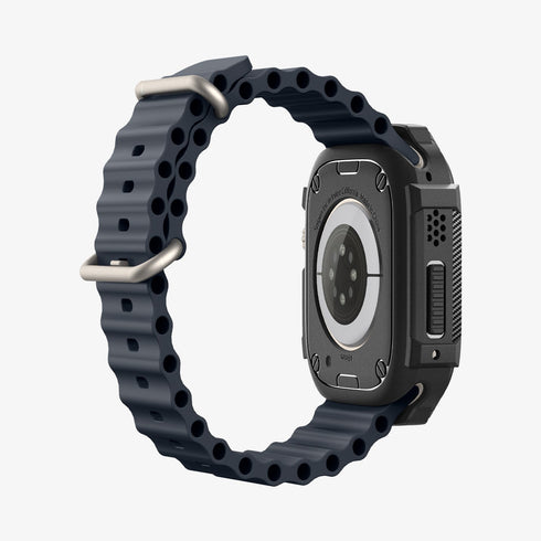ACS05456 - Apple Watch Series (Apple Watch (49mm)) in matte black showing the front